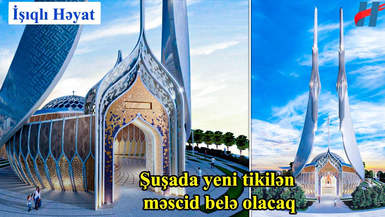 Şuşada yeni tikilən məscid belə olacaq
