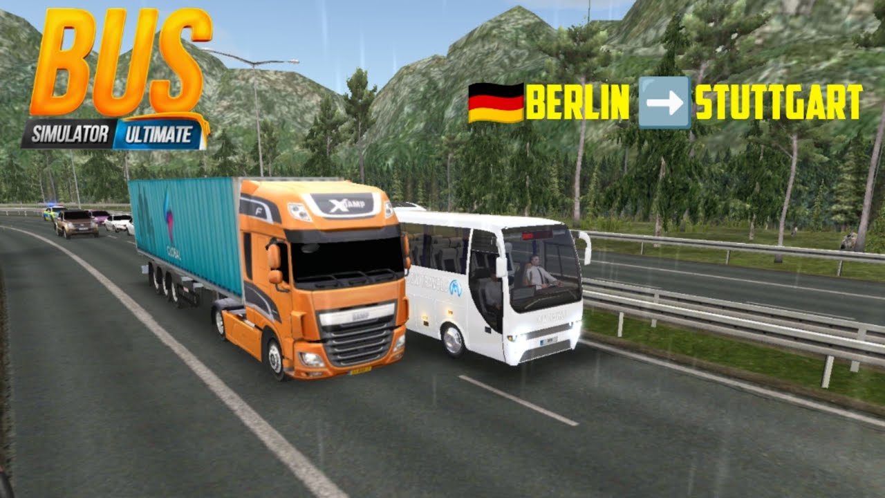 Bus Simulator Ultimate | Day 1 as bus driver in Germany 🇩🇪 | Berlin to Stuttgart🚌| No crash game