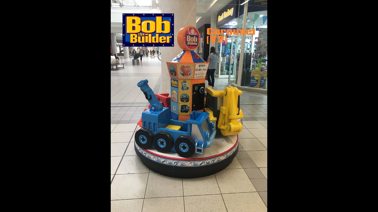 Bob the Builder Carousel Kiddie Ride (w. Soundmaster timer)