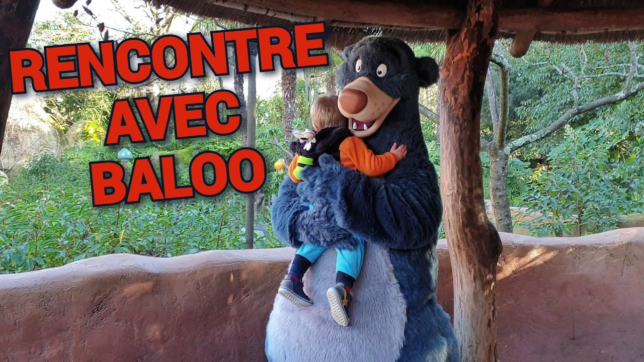 DISNEYLAND PARIS - RENCONTRE AVEC BALOO - MEETING BALOO [2020]