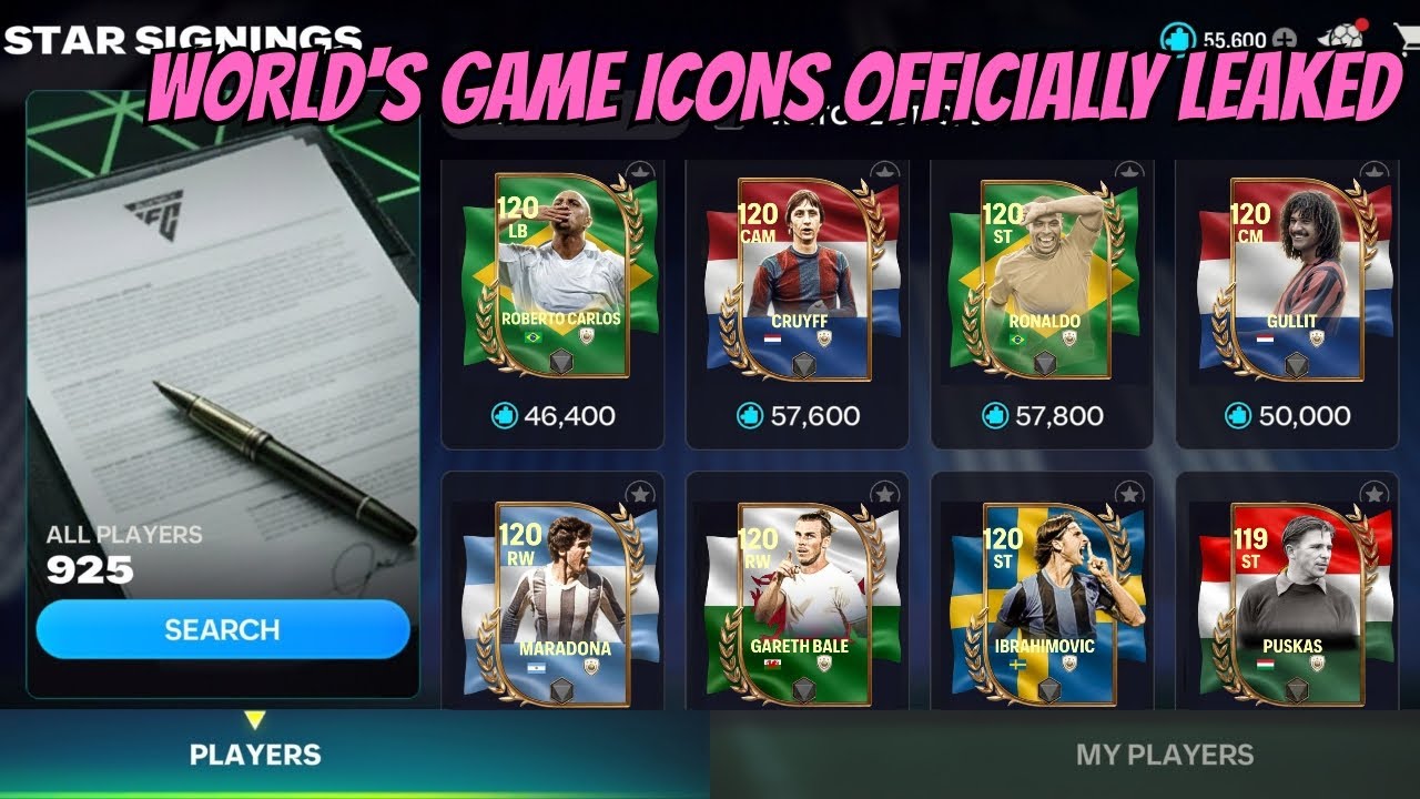All World's Game Event Icons Officially Leaked 😲🔥| Fc Mobile