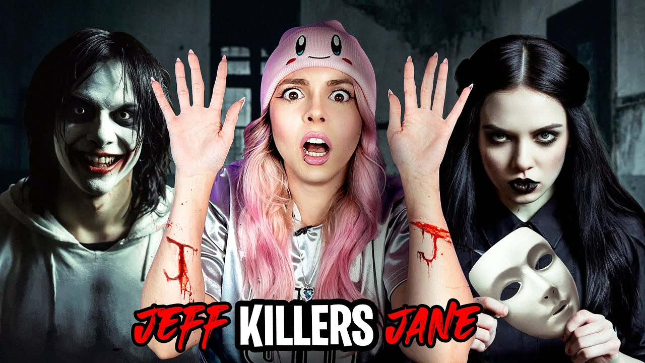 La ATERRADORA HISTORIA de JEFF y JANE THE KILLER🔪❤️​ Su OSCURO ORIGEN (San Valentín)