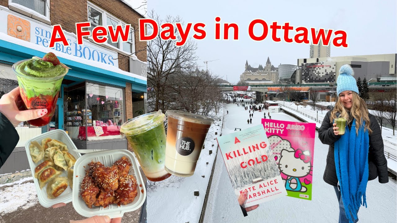 Ottawa Vlog 🍵❄️ | Eating and shopping in Ottawa