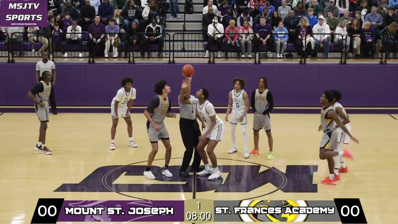 Mount St. Joseph Varsity Basketball vs St. Frances