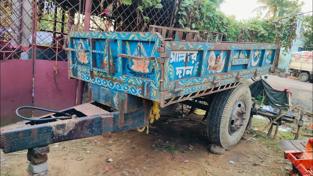 Second Hand tractor trolley sell @Banglar Tractor