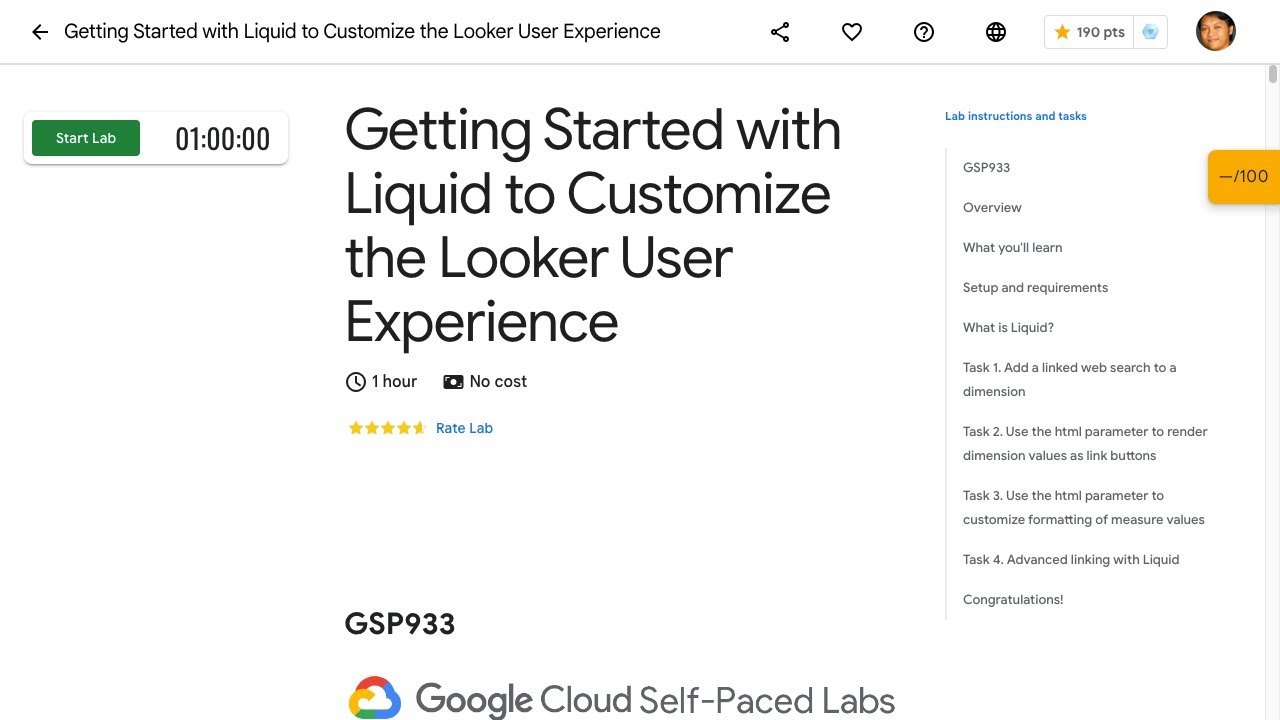 Getting Started with Liquid to Customize the Looker User Experience GSP933
