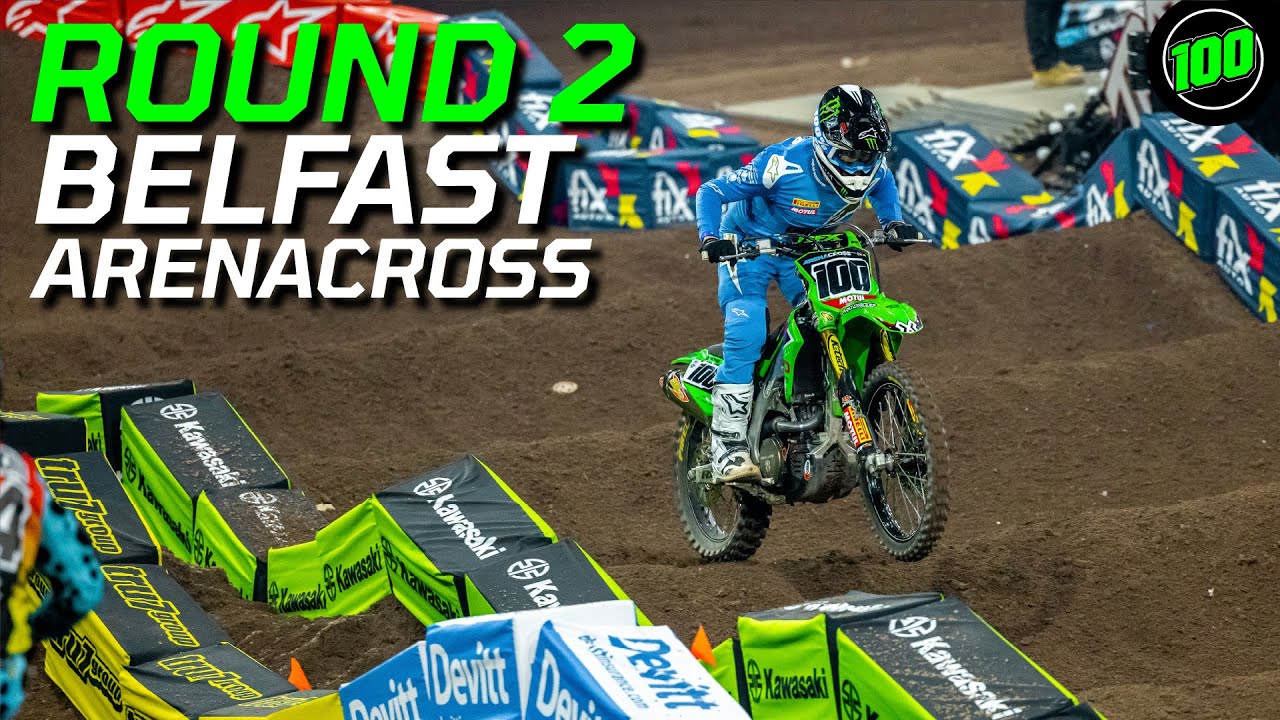 Я врезался в чью-то спину | ARENACROSS RD2 BELFAST