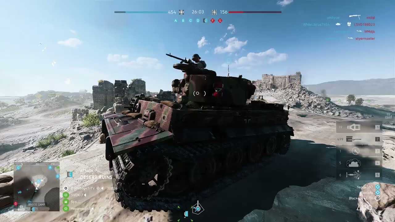 Battlefield 5 Tiger Tank Conquest (No Commentary)