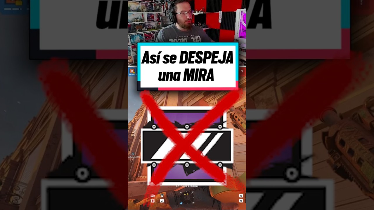 AS&Iacute; se DESPEJA una MIRA en RAINBOW SIX SIEGE #shorts