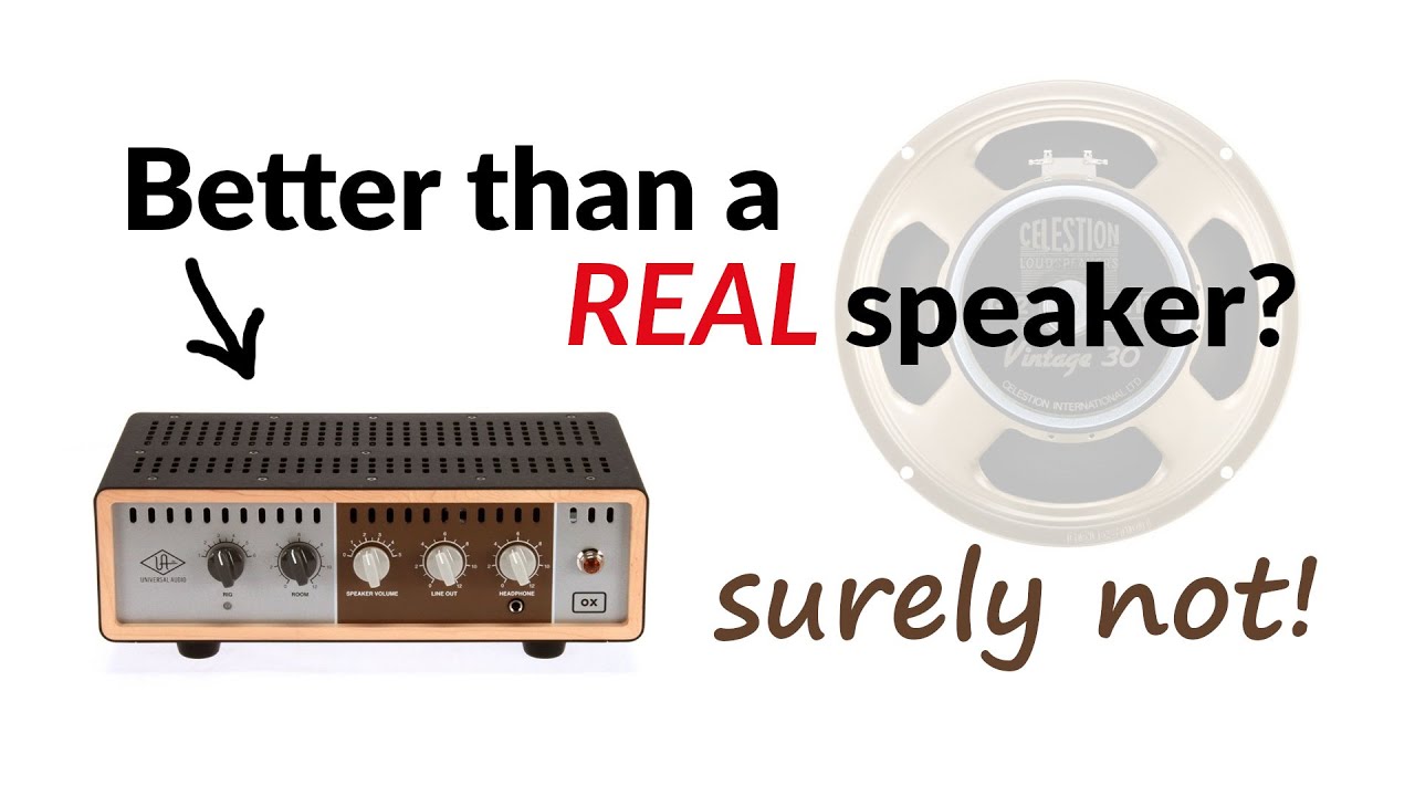 UAD Ox Box vs Real Speaker
