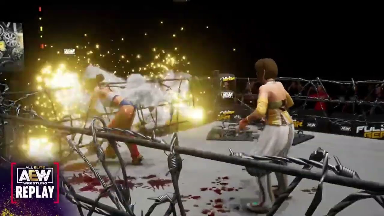 aew fight forever | aew women's championship | barbed wire deathmatch yuka sakazaki vs thunder rosa