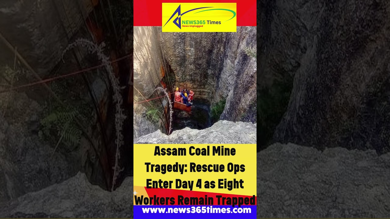 Assam Coal Mine Tragedy: Rescue Ops Enter Day 4 as Eight Workers Remain Trapped