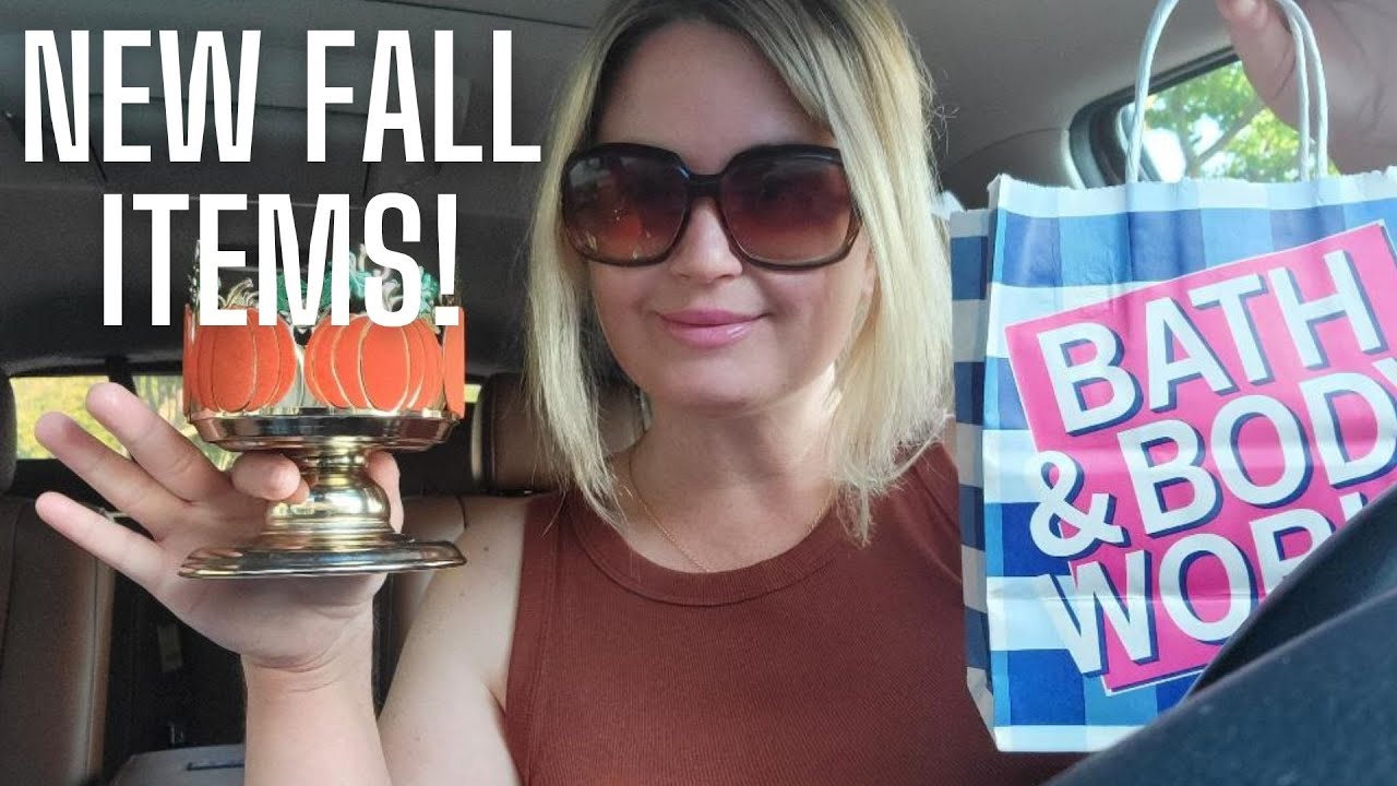 BATH & BODYWORKS NEW FALL ITEMS! PUMPKIN CANDLE HOLDERS!  #BATHANDBODYWORKS
