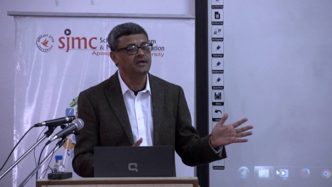 What Constitutes News? Mr Amit Baruah, Managing Editor, The Hindu