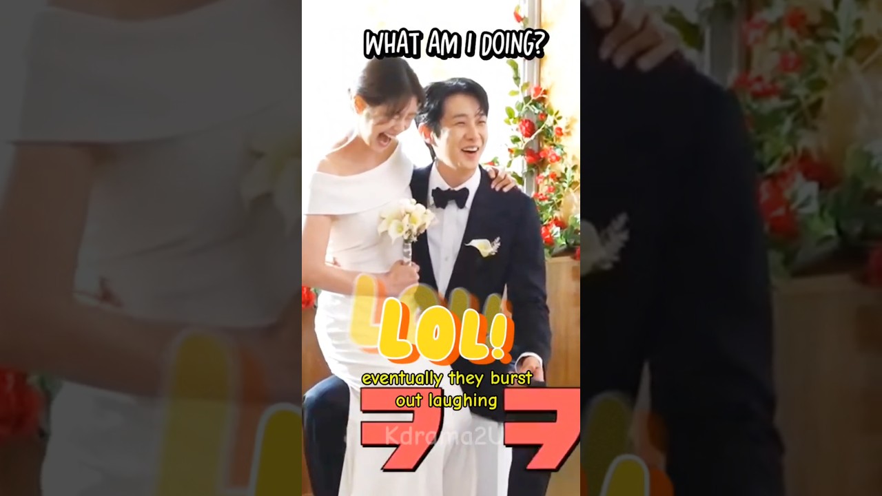 behind the scene is even funnier🤣#wouldyoumarryme #jungsomin #kdrama #choiwoosik#우주메리미#seobumjune