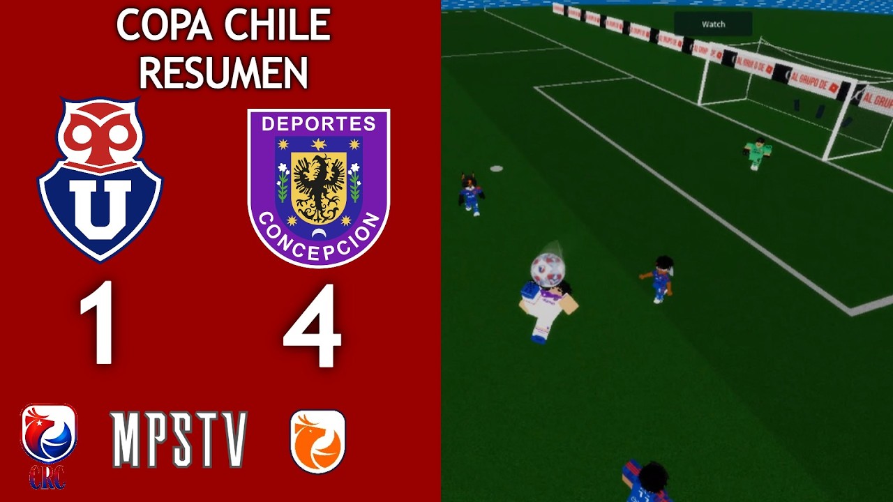 Resumen U. de Chiste 1-4 D. Concepcion | CRC S2 - Copa Chile - Octavos - MPS TV