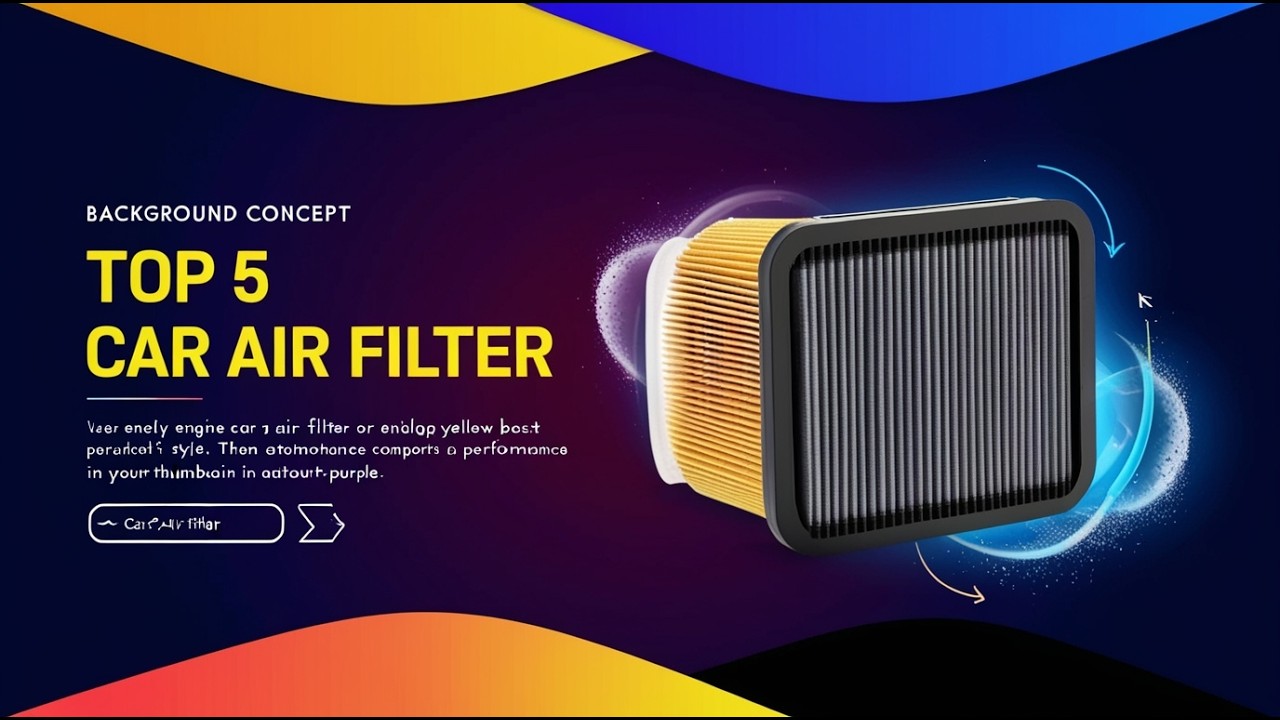 Top 5 Best Car Air Filters in 2026 | Improve Engine Performance
