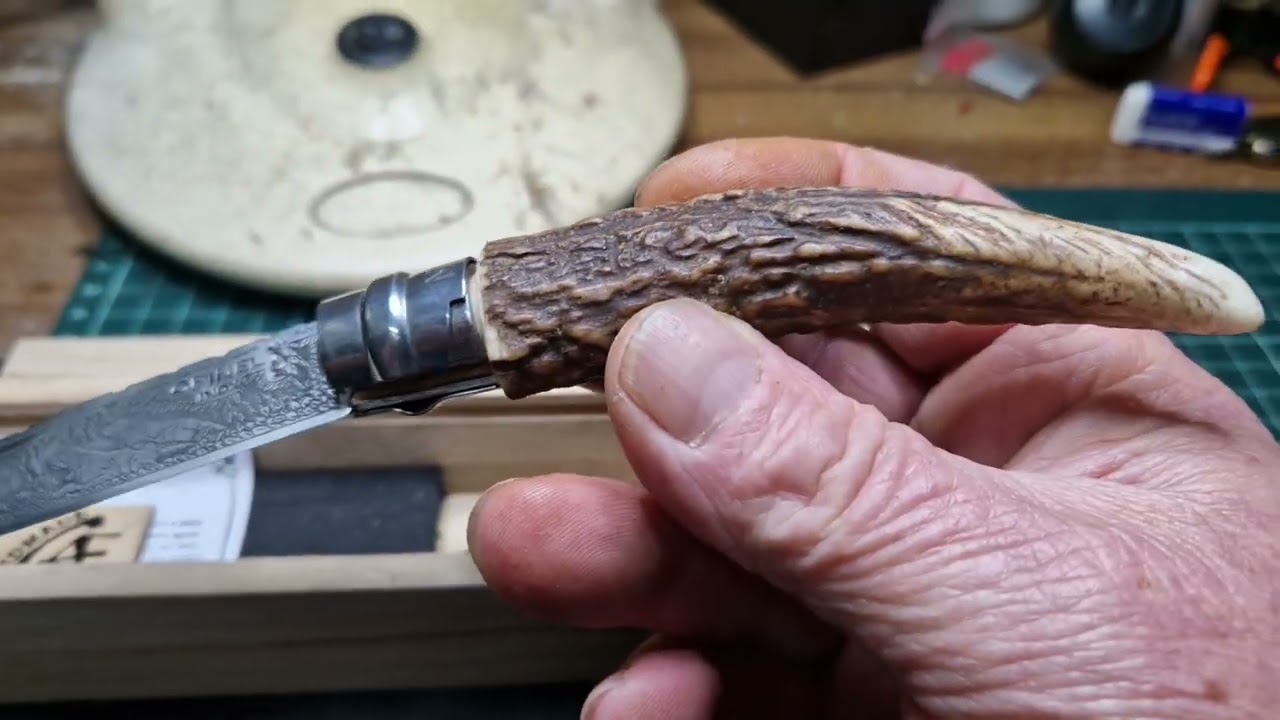 par de setters e galinholas (Opinel Nº 8)