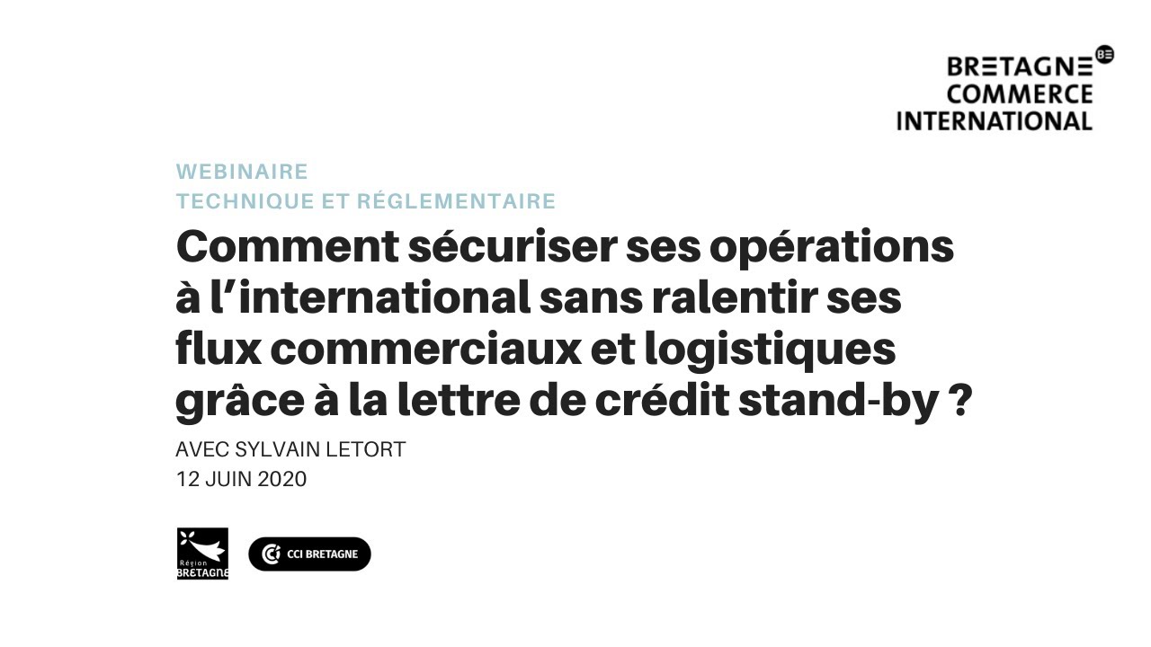 La lettre de crédit stand by