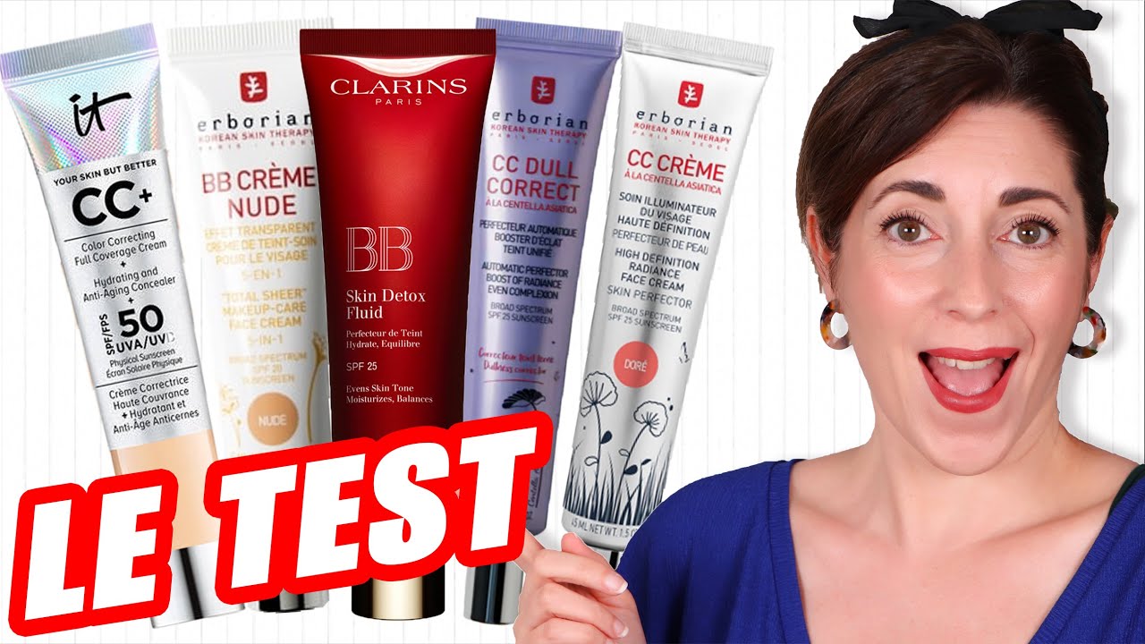 CRASH TEST : Les BB et CC crèmes à 40 ans (Erborian, It Cosmetics, Clarins)