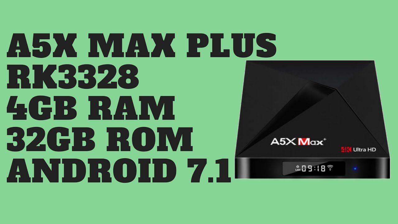 Cheap 4K Android 7.1 TV Box Review | A5X MAX PLUS