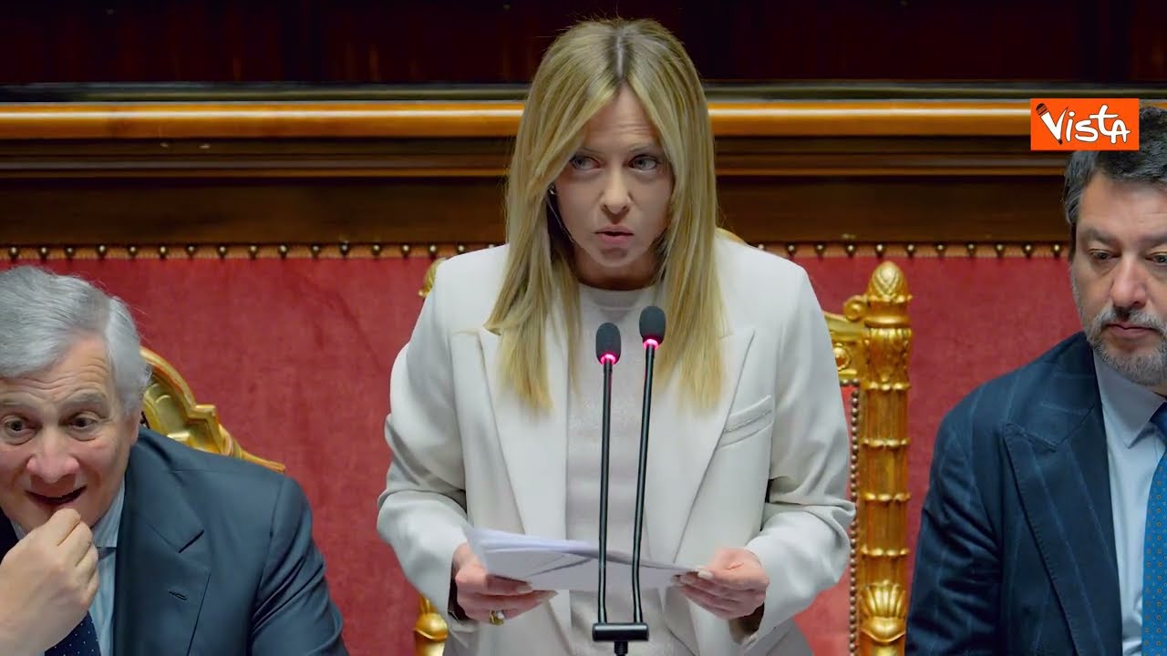 Iran, l'intero discorso di Giorgia Meloni al Senato