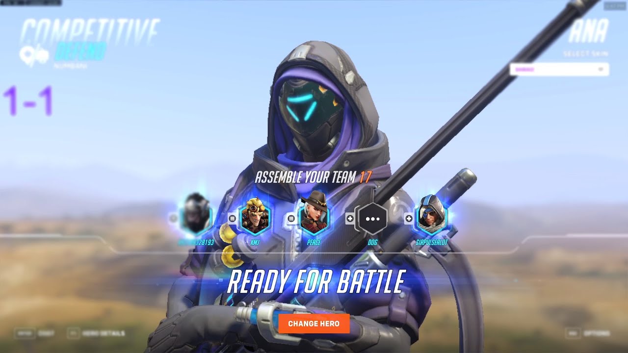 ULTRAVIOLET ANA GAMEPLAY - 15K HEALING DONE! [ OVERWATCH 2 TOP 500 SEASON 8 ]