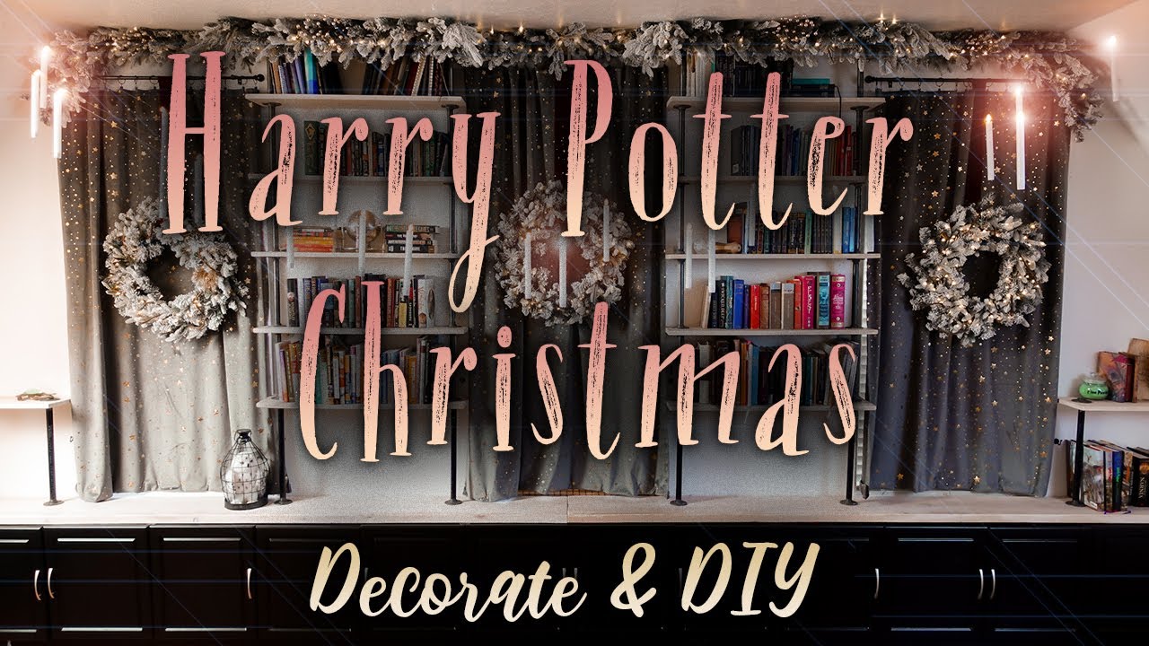 Harry Potter Christmas Decorate With Me | DIY Great Hall Candles