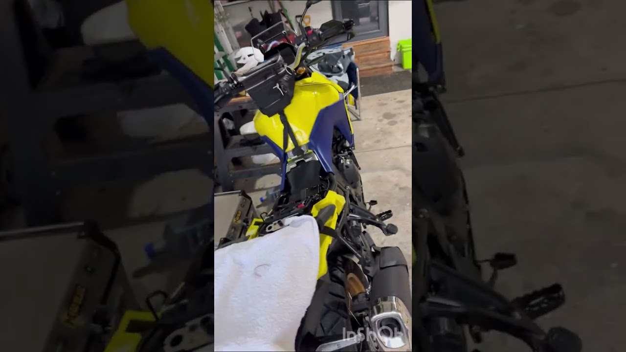 2023 Suzuki VStrom 800DE oil change and TFT interval reset