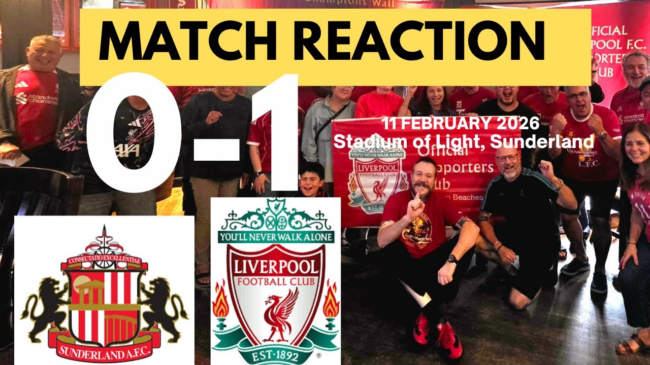 Sunderland 0-1 Liverpool | VIRGIL VAN DIJK WINS IT! 🔥 | Captain’s Clutch Header Secures 3 Points