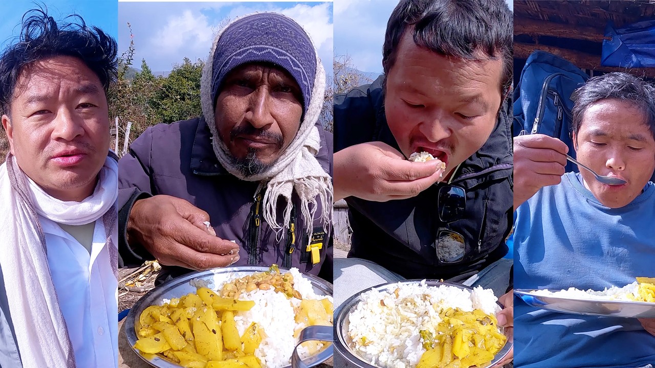 big brother with KHARK series Team on the location || village film makers in Nepal ||