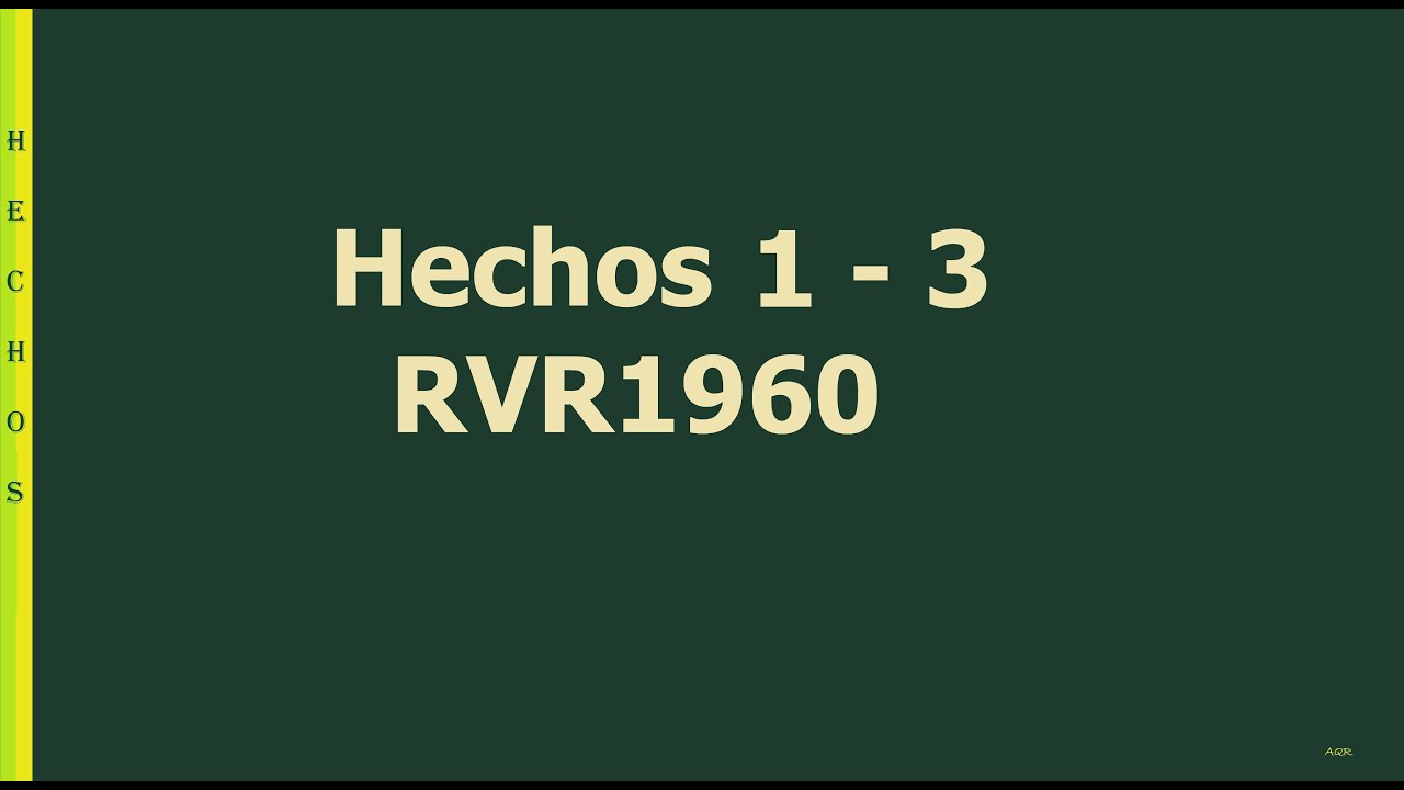 La Biblia hablada / Hechos 1 - 3