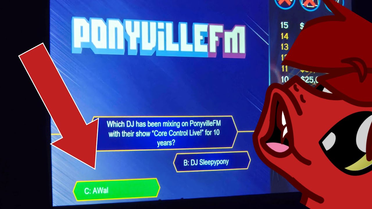So Apparently I Was In a Question On My Little Millionaire...