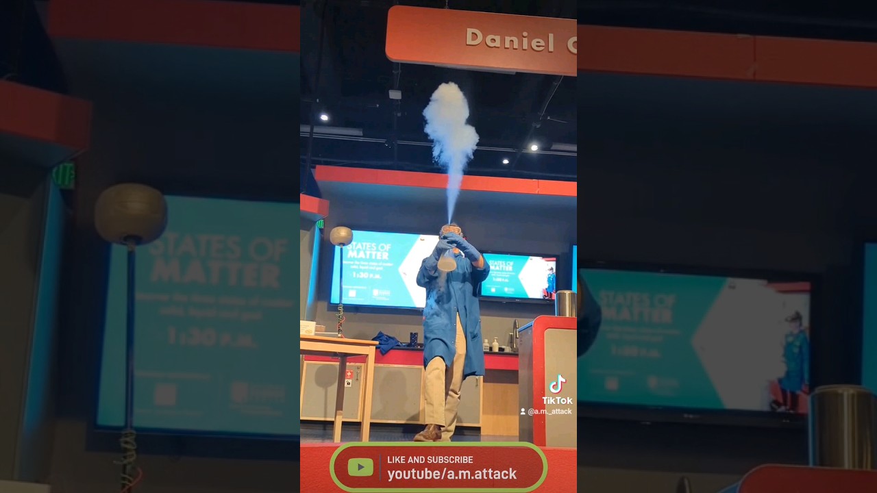 Fun Liquid Nitrogen Science Experiments at the Arizona Science Center! #science #liquidnitrogen