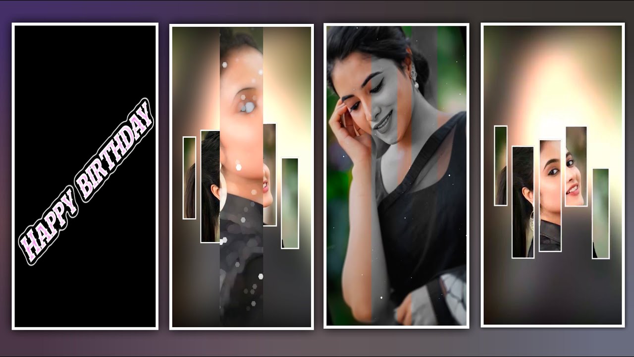 Trending😈Attitude Birthday video editing in alight motion telugu | girls birthday video editing