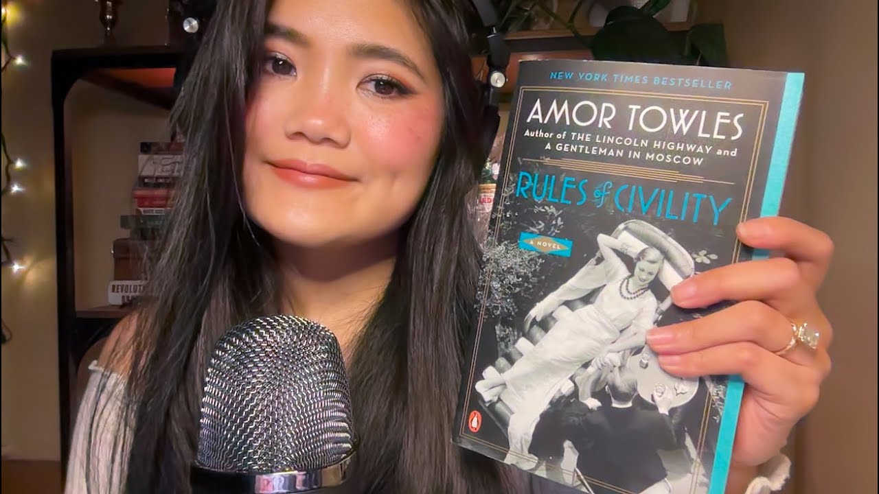 ASMR Crispy, Crackly Unintelligible Whispering - Rules of Civility by Amor Towles Prologue