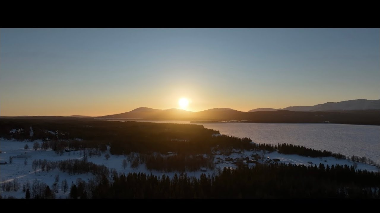 Jämtland, Sweden, in winter | 4k aerials | DJI Mavic 3 Classic