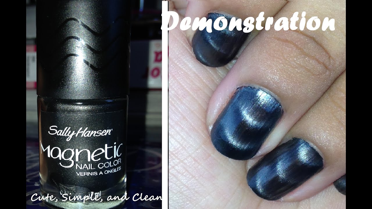 Sally Hansen Magnetic Nail Color Tutorial