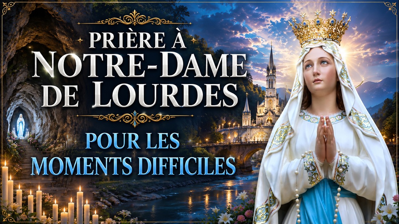💖PRIÈRE À NOTRE-DAME DE LOURDES, QUI GUÉRIT TOUTES LES MALADIES – ÉCOUTEZ-LA UNE SEULE FOIS !✝️