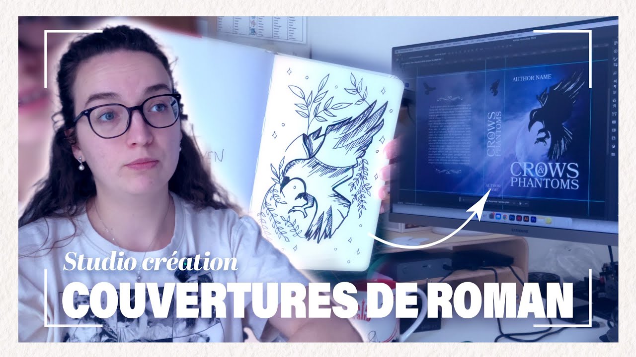 Je transforme mes vieux dessins en couvertures de romans - Design Graphique - Ems