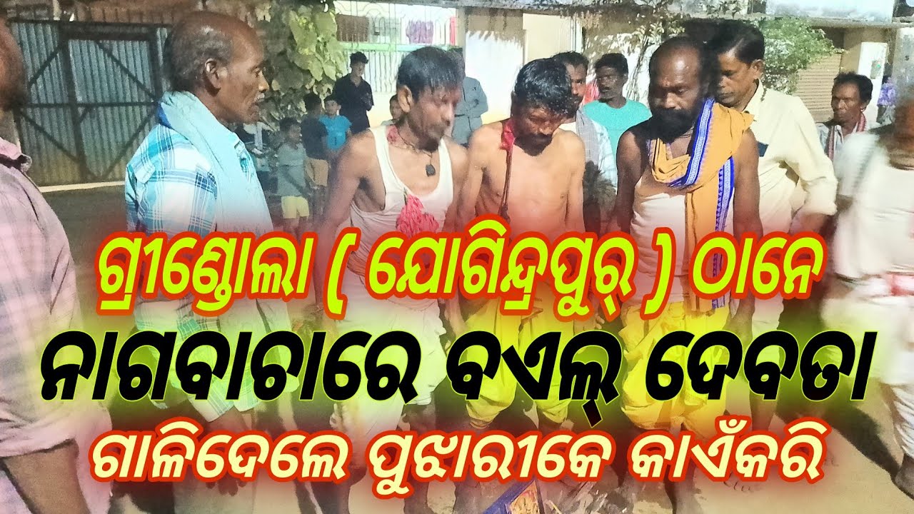 ବରପାଲି ବ୍ଲକ୍ ଗ୍ରୀଣ୍ଡୋଲା ( ଯୋଗିନ୍ଦ୍ରପୁର୍ ) ଠାନେ ନାଗବାଚାରେ ବଏଲ୍ ଚଣ୍ଡୀ ଦେବତା ଗାଳିଦେଲେ ପୁଝାରୀକେ 