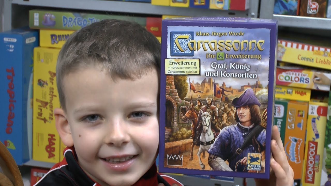 Carcassonne - Die 6. Erweiterung - Graf, König und Konsorten (Hans im Glück) - Teil 7 ab 7 Jahre