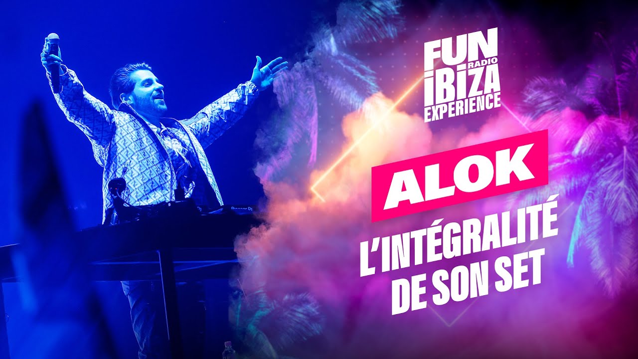 Alok sur la scène de Fun Radio Ibiza Experience 2023