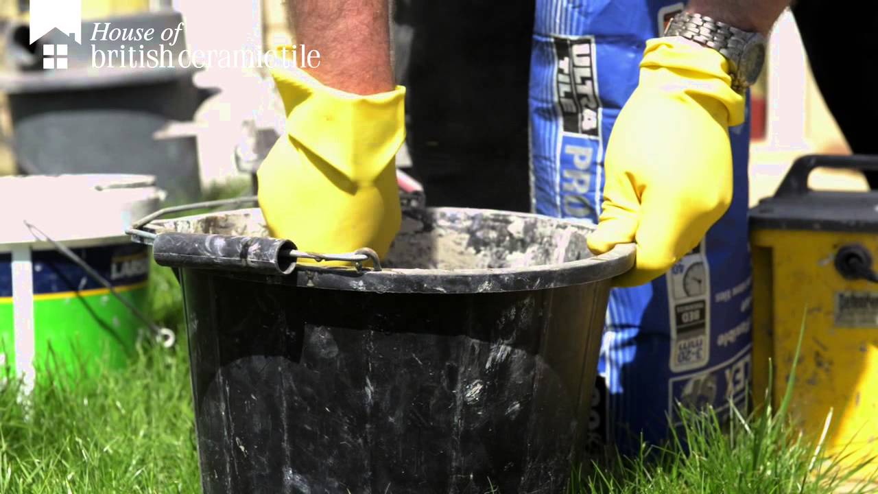 How To Mix Tile Adhesive by British Ceramic Tile