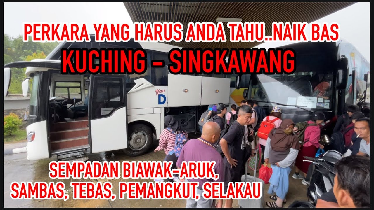 NAIK BAS: KUCHING-SINGKAWANG #travel #2024 #singkawang