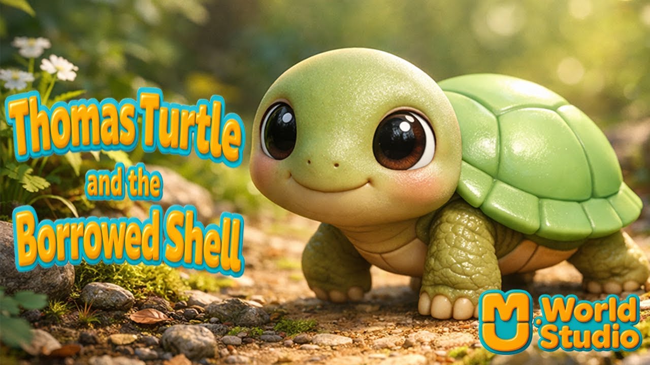📖 Thomas Turtle and the Borrowed Shell | MU.WorldStudio✨ Magical stories for kids ✨