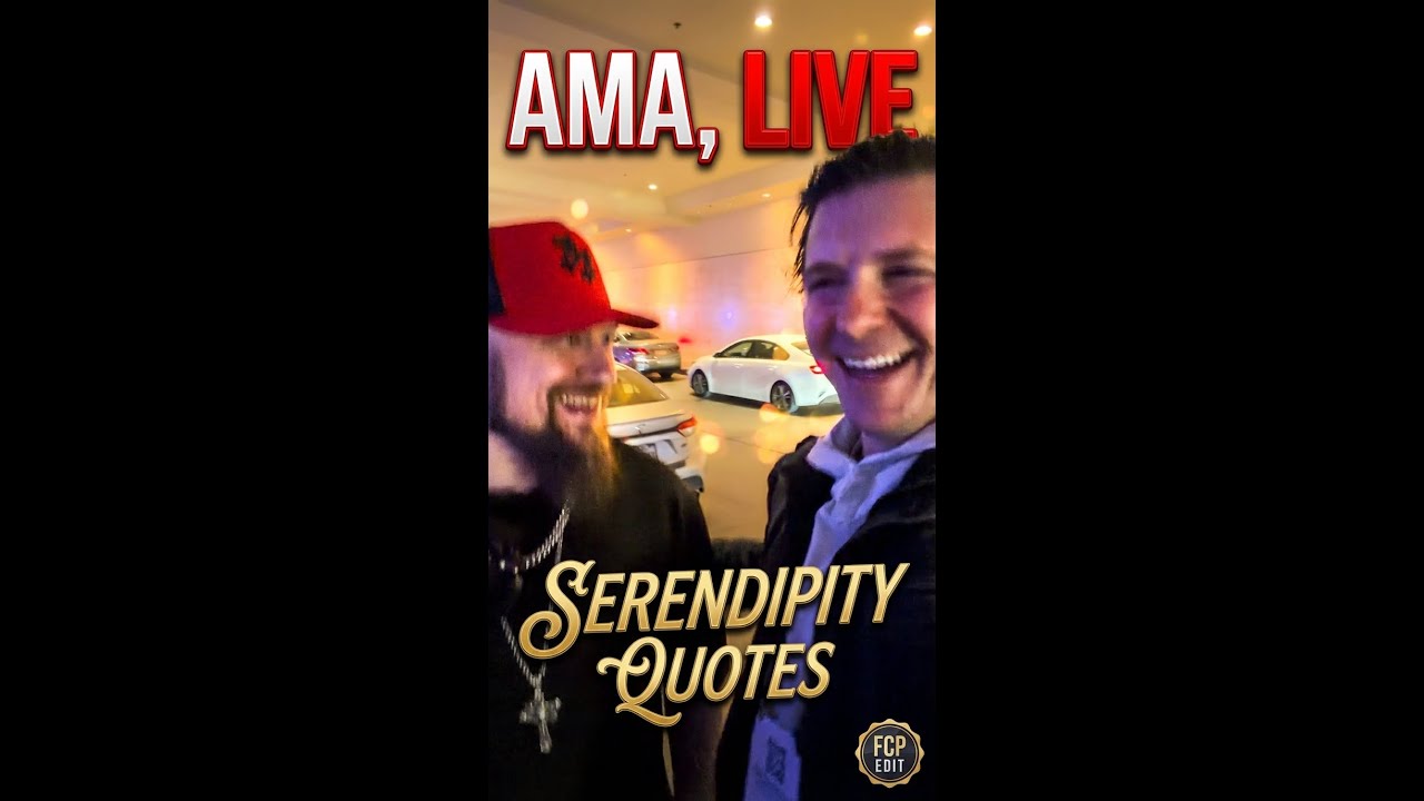 Ask Me Anything LIVE + 10 Serendipity Quotes | Editing in Final Cut Pro (FCP) 🔔