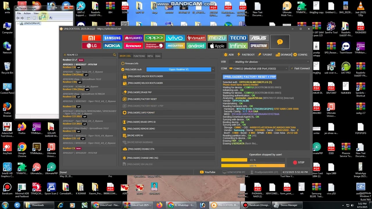 REALME C3 FRP RESET  UNLOCK TOOL RMX2021 | RMX2027