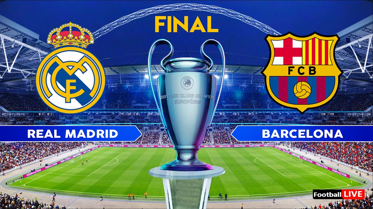 REAL MAMDRID vs BARCELONA - Final UEFA Champions League 2026 | Full Match All Goals | Simulation PES