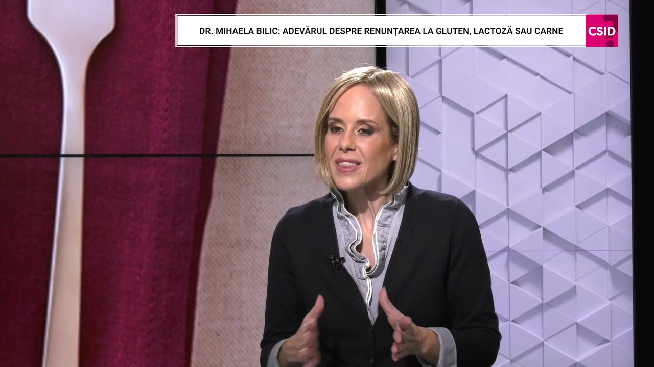 Dr. Mihaela Bilic: ce se întâmplă dacă renunțăm la gluten și lactoză